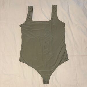 Abercrombie & Fitch Sage Green Bodysuit Sz. M
